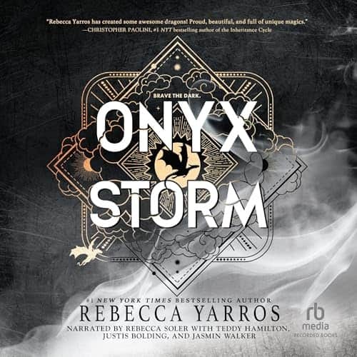 Onyx Storm audiobook cover